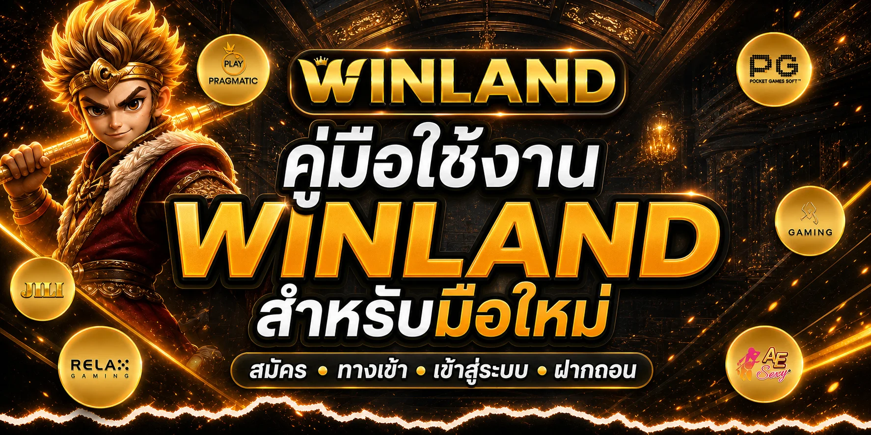 WINLAND คู่มือมือใหม่ สมัคร เข้าสู่ระบบ ฝากถอน